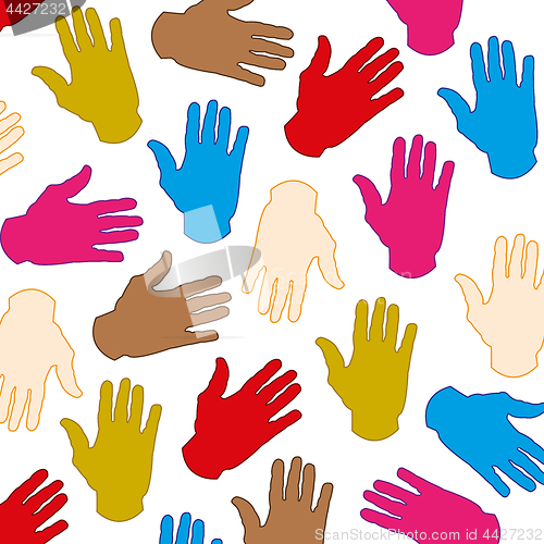 Image of Palm of the person pattern
