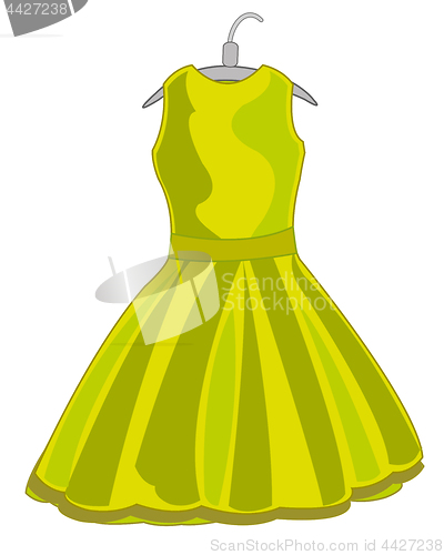 Image of Feminine cloth gown