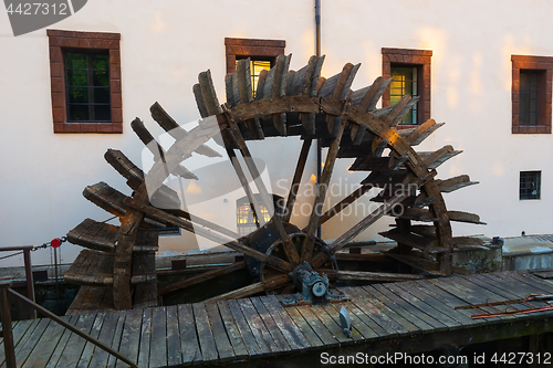 Image of Wooden watermill in Prague