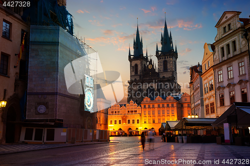 Image of Staromestska square in Prague