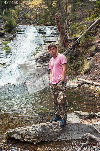 Image of Traveling to the waterfall