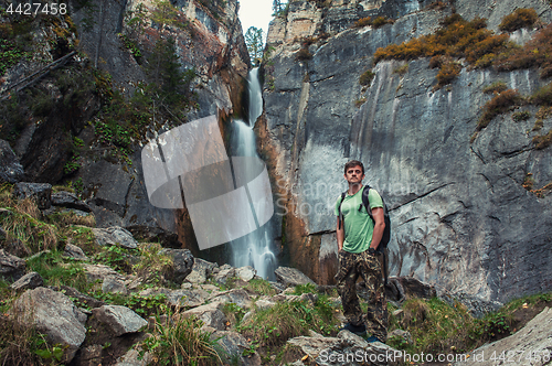 Image of Traveling to the waterfall