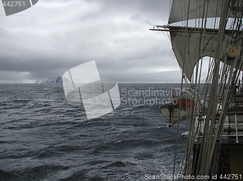 Image of antarctica sailing