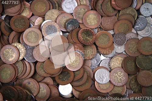 Image of czech coins texture