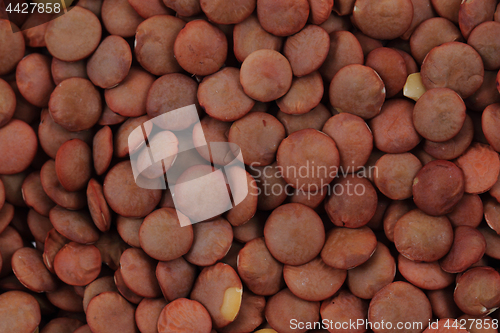Image of dried lentil food texture