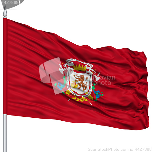 Image of Caracas City Flag on Flagpole