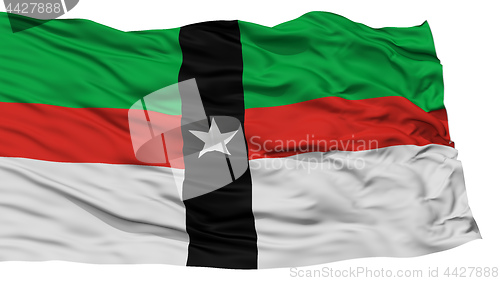 Image of Isolated Dension City Flag, United States of America