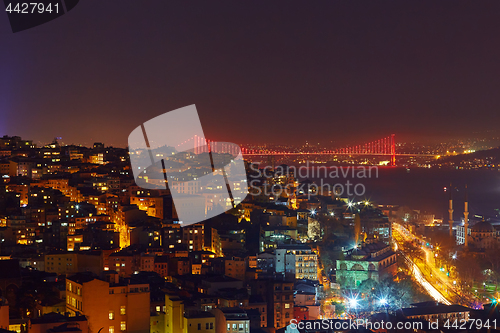 Image of Night lights of Istanbul