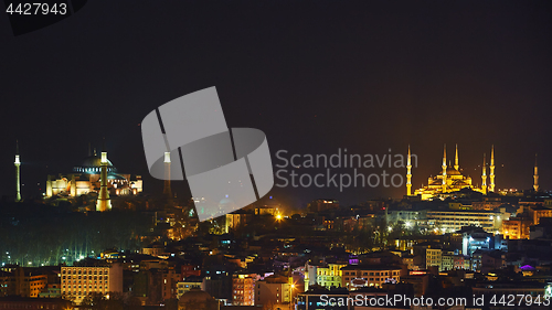 Image of Night lights of Istanbul