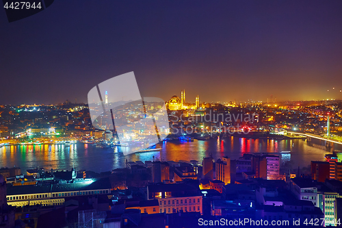 Image of Night lights of Istanbul