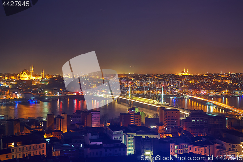 Image of Night lights of Istanbul