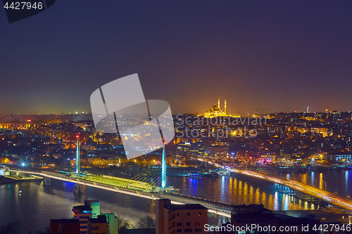 Image of Night lights of Istanbul