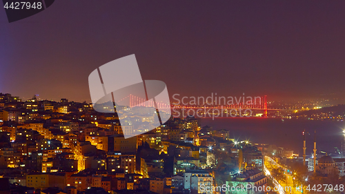 Image of Night lights of Istanbul