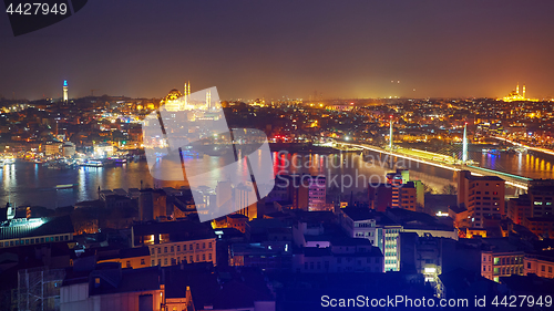 Image of Night lights of Istanbul