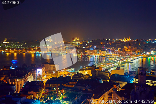 Image of Night lights of Istanbul