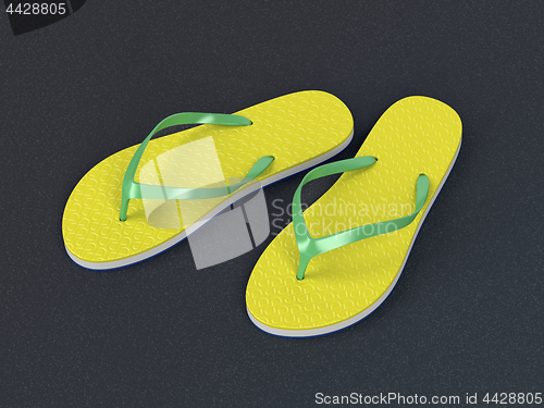 Image of Flip flops on the street