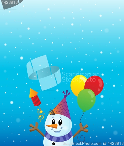 Image of Party snowman theme image 3