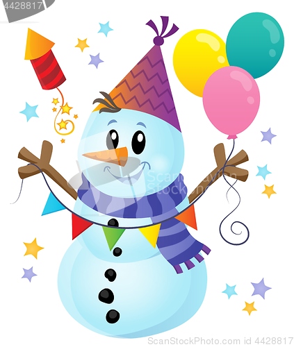 Image of Party snowman theme image 1