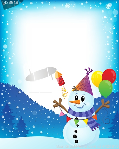 Image of Party snowman theme image 2