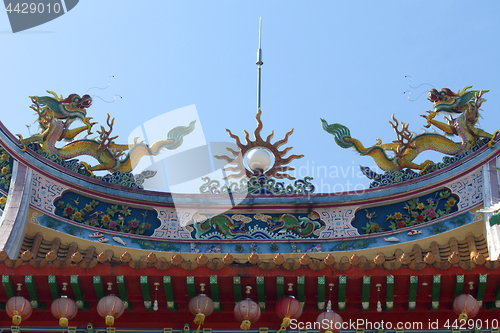 Image of Detail of the Chinese Temple Kuala Lumpur