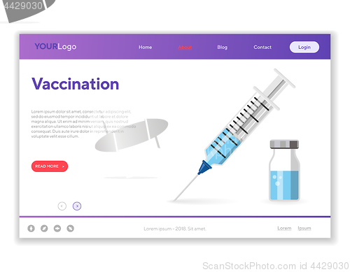 Image of Plastic Medical Syringe and Vial Icon