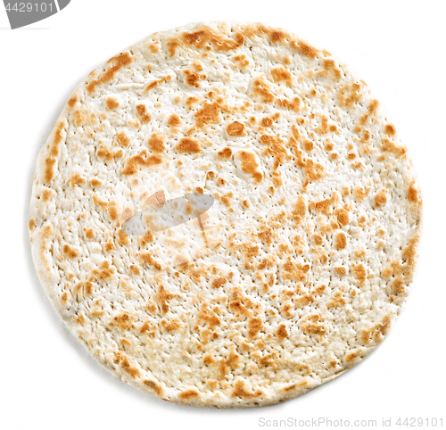 Image of Flat Bread isolated on white background