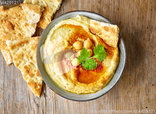 Image of bowl of hummus