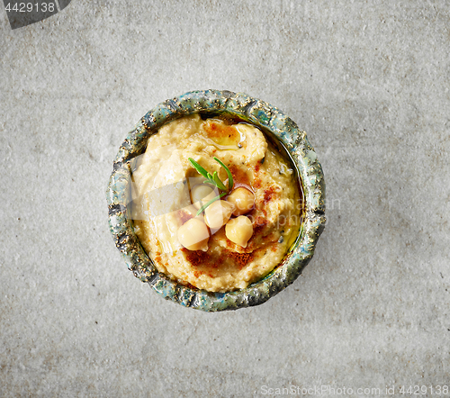 Image of bowl of hummus