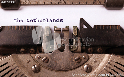 Image of Old typewriter - the Netherlands