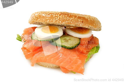 Image of Salmon bagel