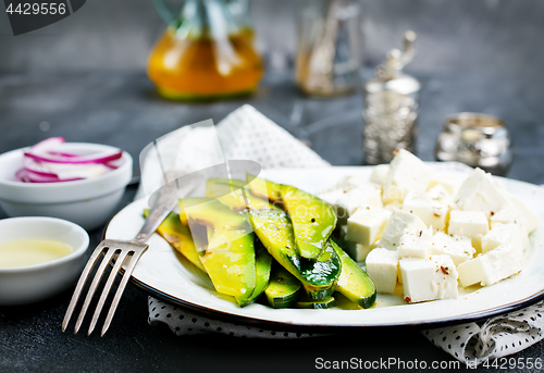 Image of avocado with feta