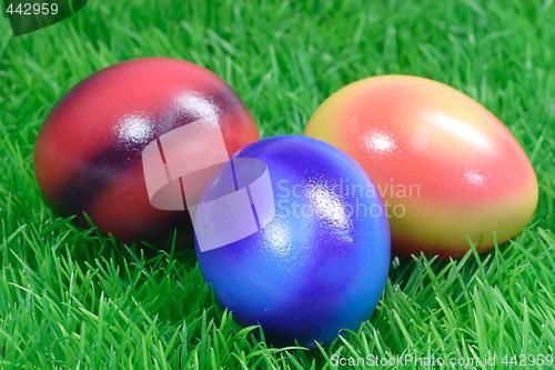 Image of Three easter eggs