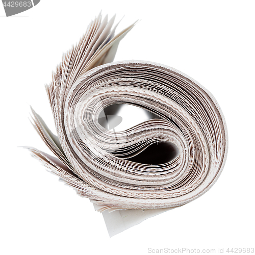 Image of Roll of newspapers.