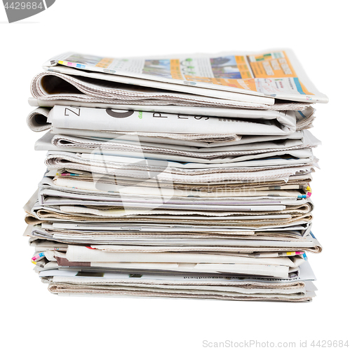 Image of Stack of newspapers