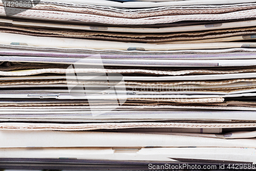 Image of Stack of newspapers