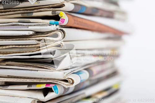 Image of Stack of newspapers