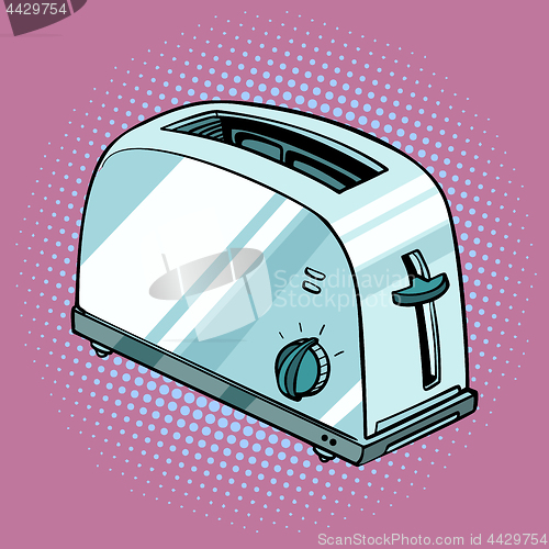 Image of toaster, kitchen equipment