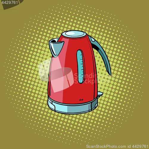 Image of Electric kettle, kitchen equipment