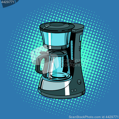 Image of coffee machine, kitchenware