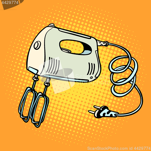 Image of Hand mixer, kitchen equipment