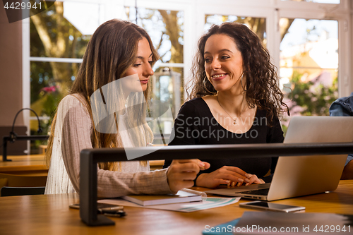 Image of Group of students working together