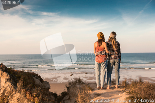 Image of Girls on the beach