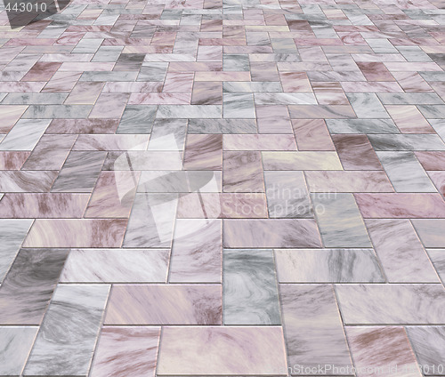 Image of marble pavers or tiles