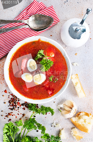 Image of Traditional Ukrainian borsch