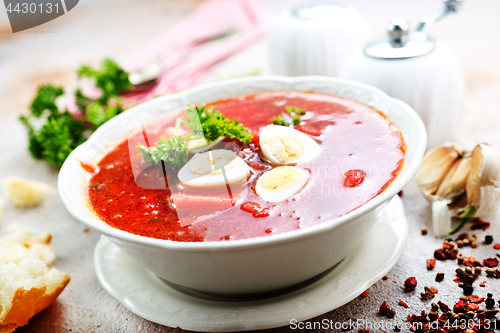 Image of Traditional Ukrainian borsch