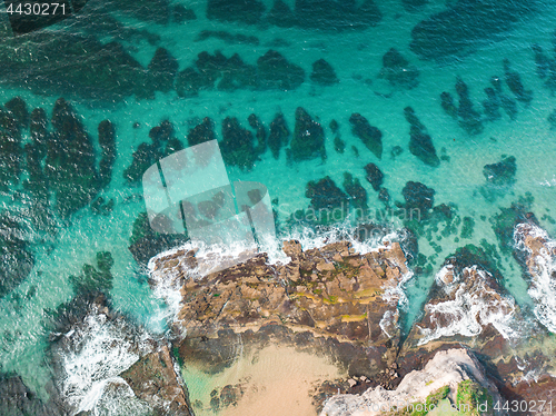 Image of Beautiful reef from above