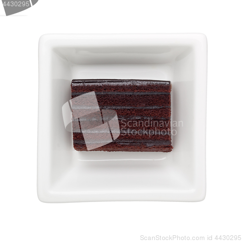 Image of Slice of chocolate cake