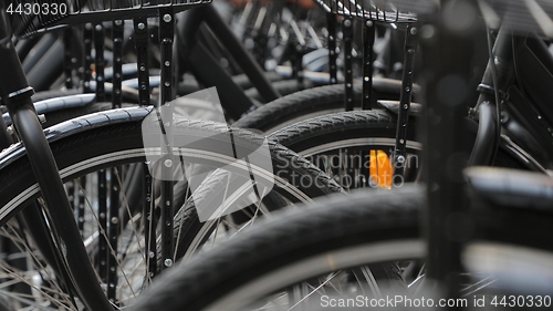 Image of Bicycles close up