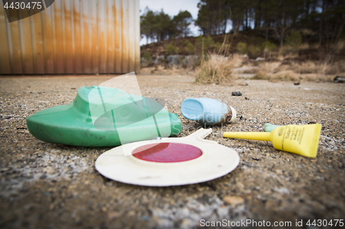 Image of Picking up Plastic Waste