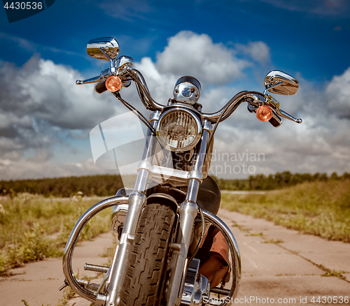 Image of Motorcycle on the road